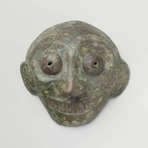 Kinesisk bronze maske, ca. 1100-800 f.Kr. (bronze)